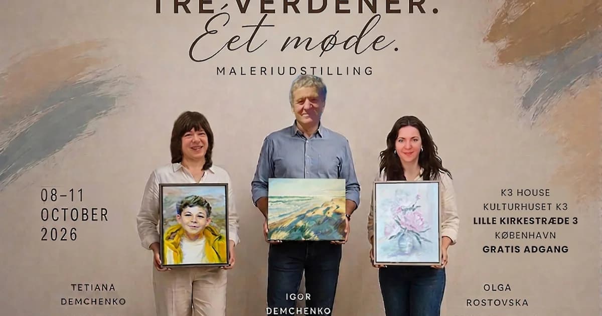 Tre kunstnere - tre verdener