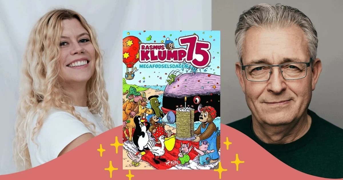 Fortælling og live-tegning med Rasmus Klump