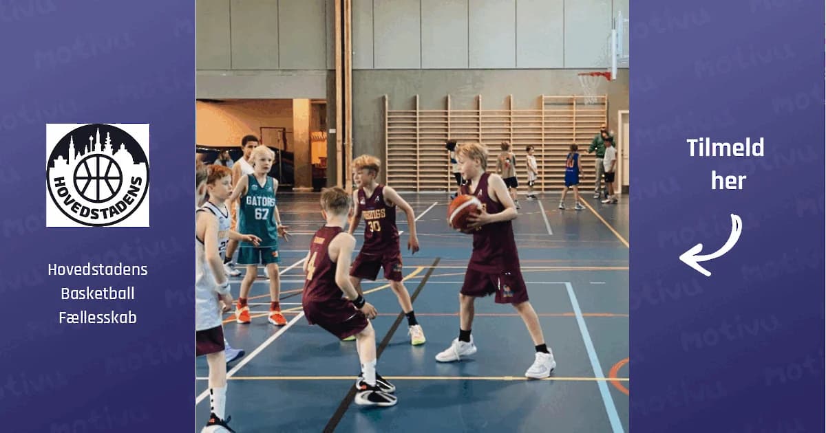 Basketballtræning for 8-9-årige på Vesterbro