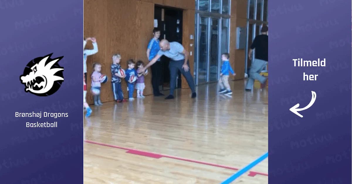 DrageBasketball for 1-2 årige