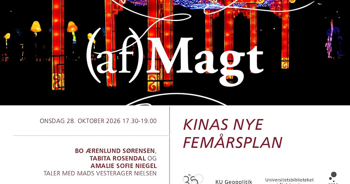 Kinas nye femårsplan – (af)Magt arrangement