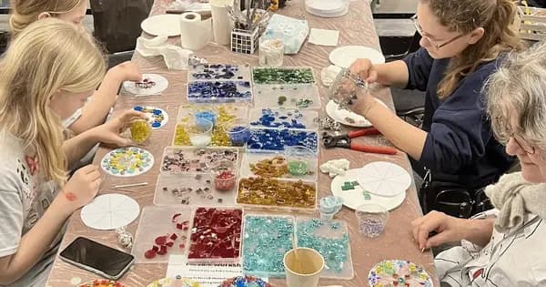 Mosaik-workshop for børn og voksne
