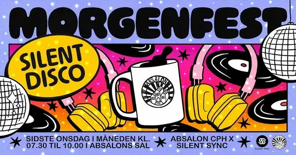 Silent Disco morgenfest i Absalon