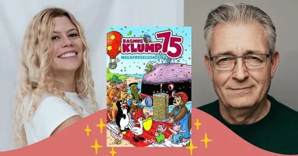 Fortælling og live-tegning med Rasmus Klump