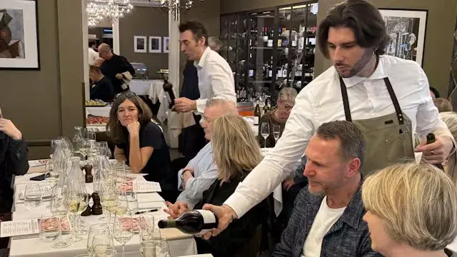 Italiensk vinsmagning på La Rocca
