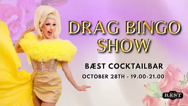 Drag Bingo Show på Bæst Cocktailbar