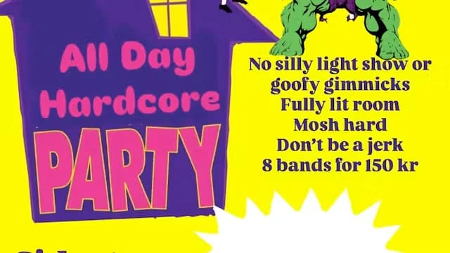 All Day Hardcore Madness: Sidestep Taunt Knytnæve Decade Reality unfolds Bitter Godless