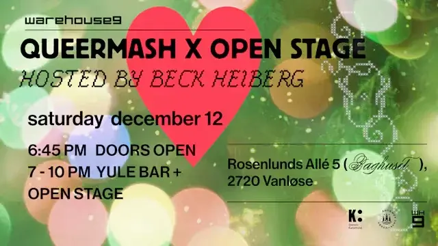 Queermash X Open Stage med Beck Heiberg
