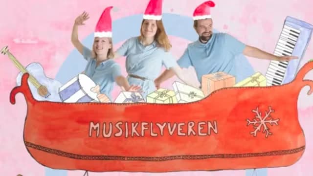 Jul i Rytmegade med Musikflyveren