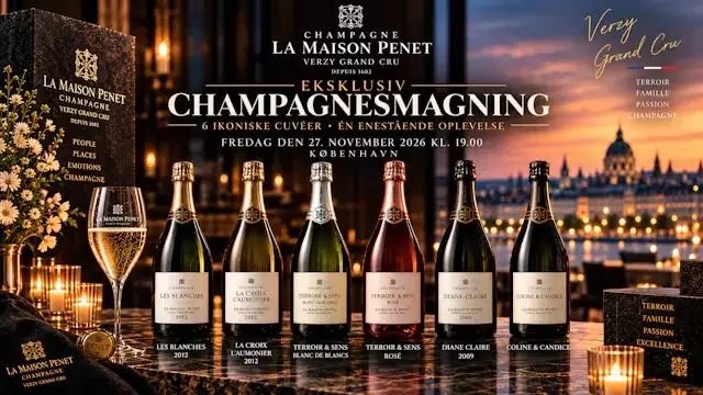 Eksklusiv Champagne Event med La Maison Penet