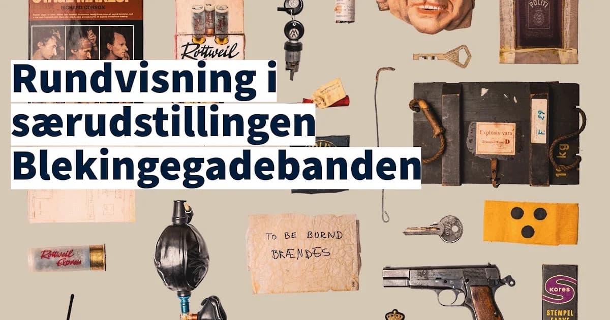 Guidet rundvisning: Blekingegadebanden-udstillingen