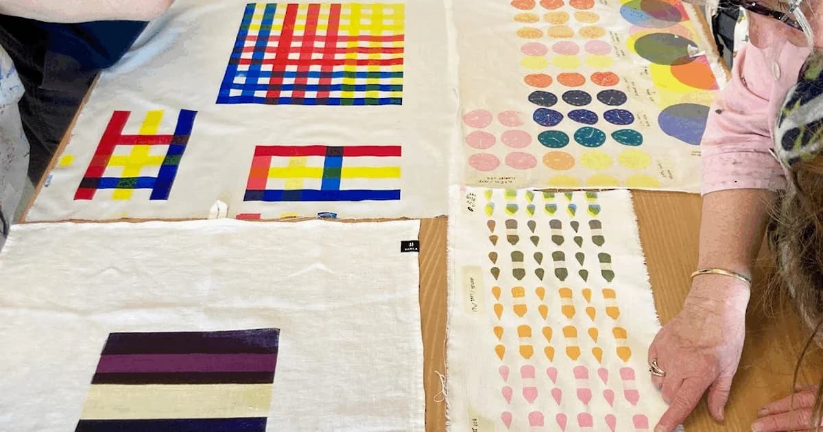Serigrafi på Biblioteket – Farveunivers