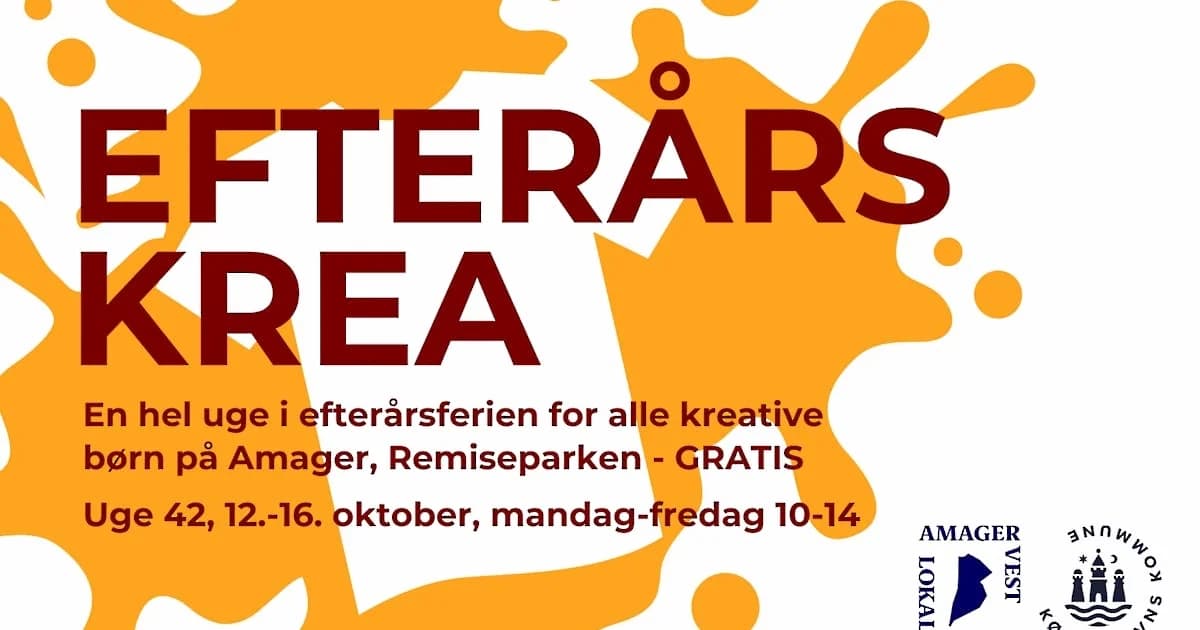 Efterårs kreativ uge på Amager