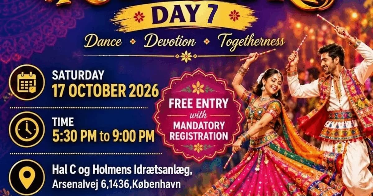 Govinda Navratri 2026 - 17. oktober (dag 7)