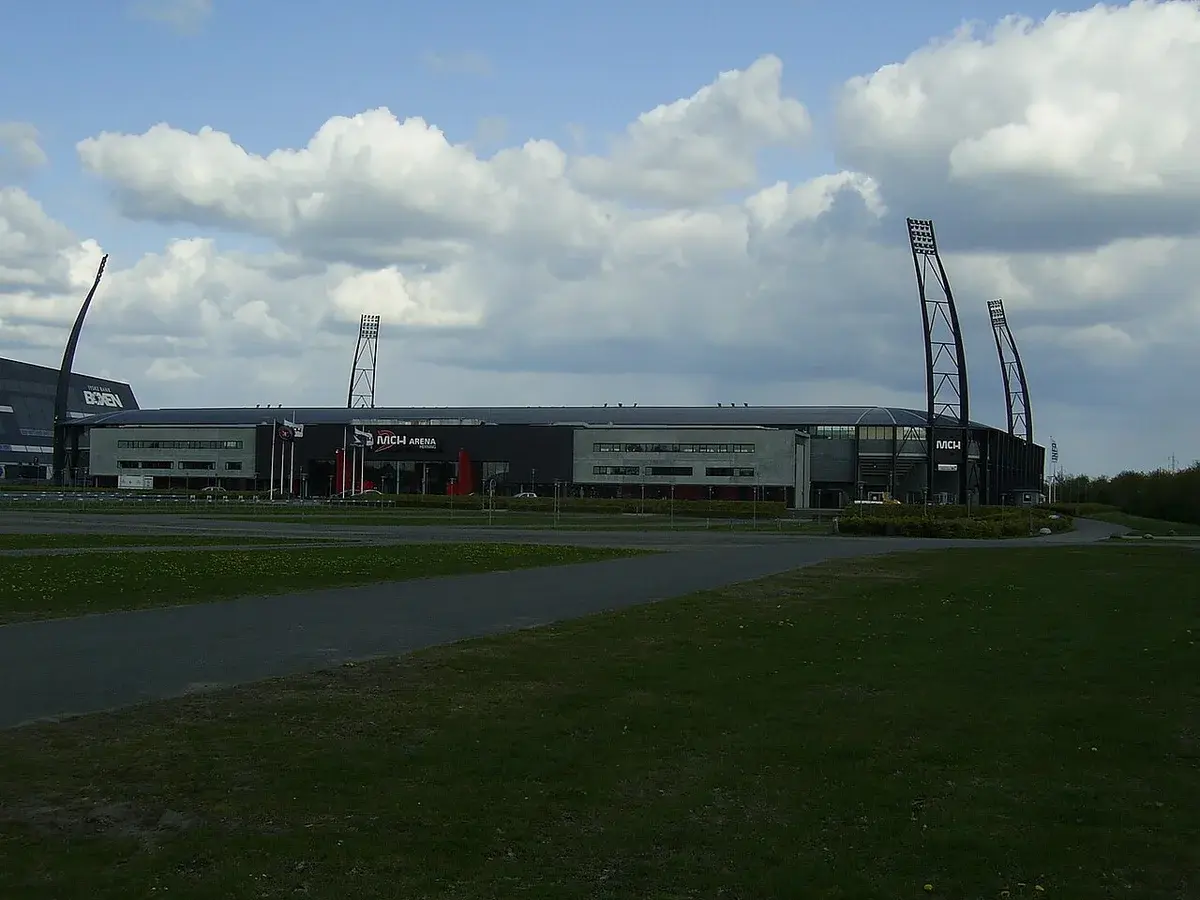 Exterior view of MCH Arena in Herning, Denmark.