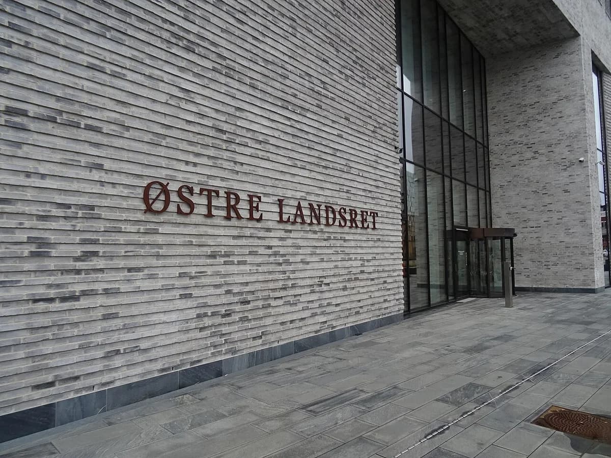 Exterior of the Eastern High Court at Østre Landsrets Plads, Copenhagen